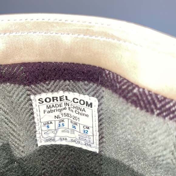 Sorel “Firenzy” Tall Ruched Tan Leather Boots - Women’s Size 5 - Picture 9 of 9